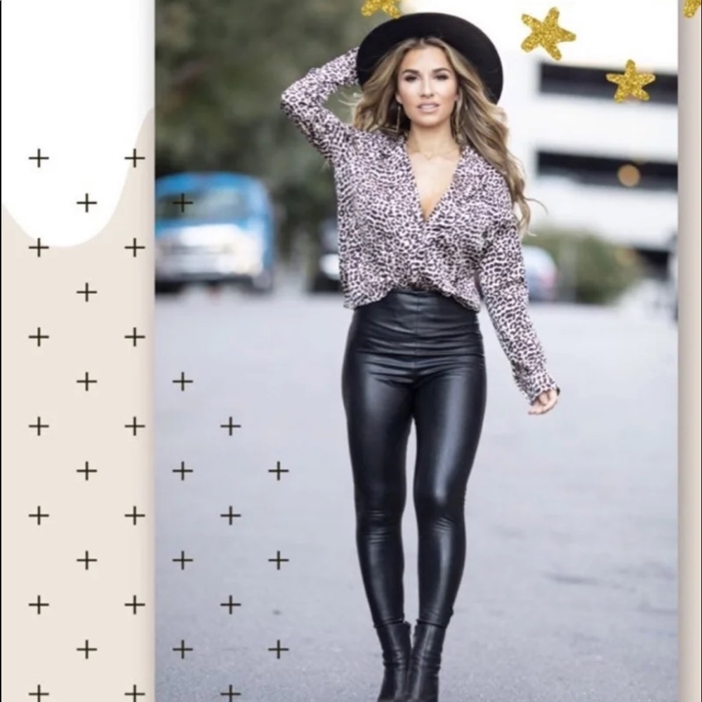Kittenish Mrs. Decker Leopard shirt